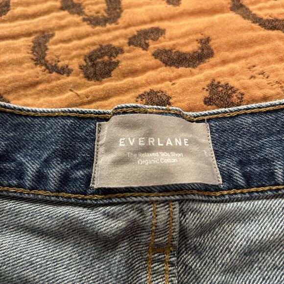 Everlane The Relaxed 90s Short Organic Cotton size 26 Denim Cut Off Jeans Shorts - Picture 6 of 7